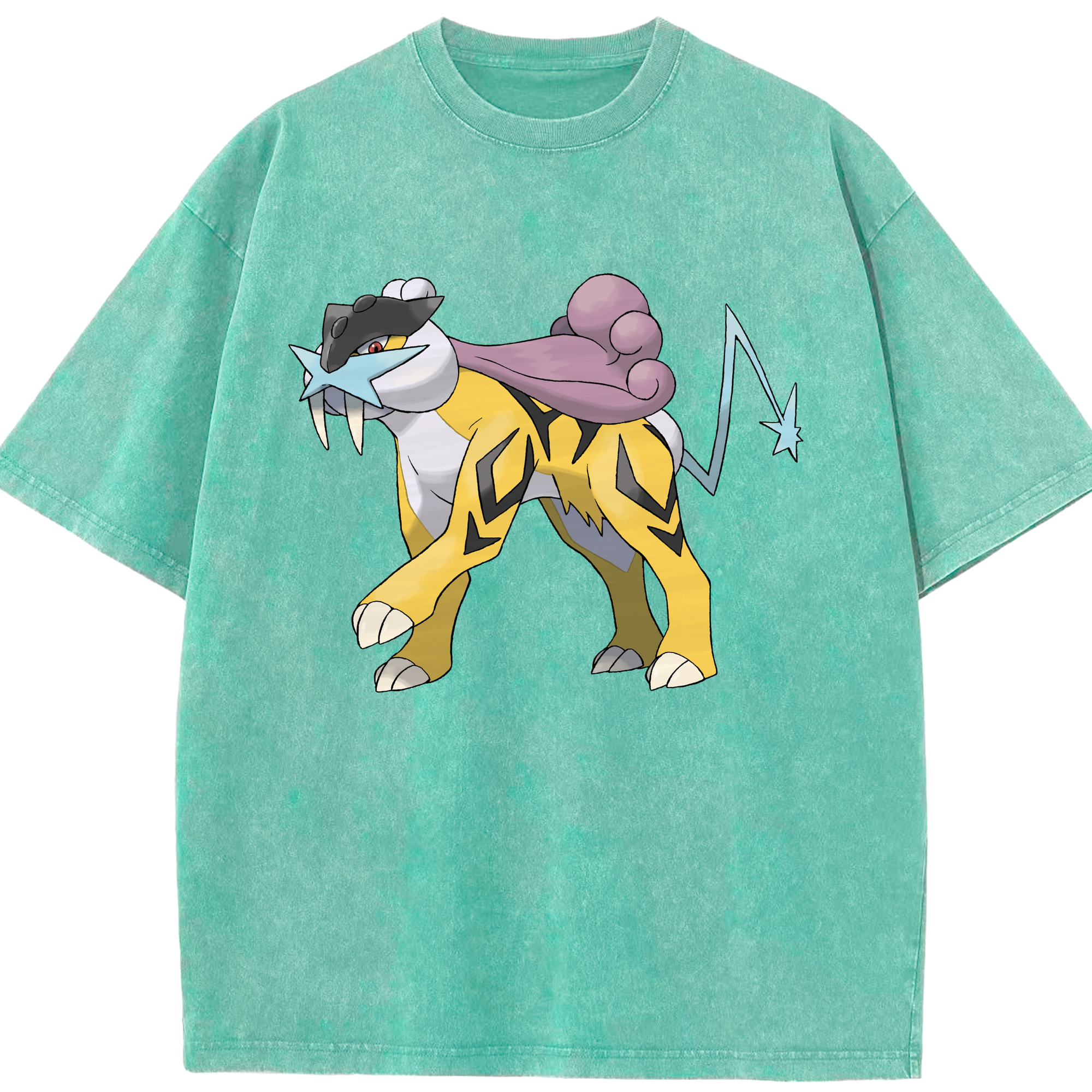 （画像用） ポケットモンスター Pokémon 綿100% ヴィンテージ風 半袖Tシャツ（フロントプリント）